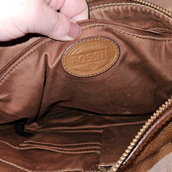 Vintage Fossil leather handbag - Picture 12 of 14